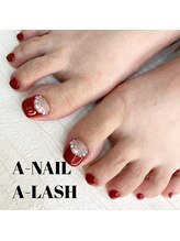 エーネイル エーラッシュ(A-NAIL A-LASH)/定額フットネイル【倉敷】