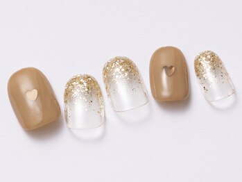 アイ ネイルズ 天神店(I nails)/キラキラハート ¥6500