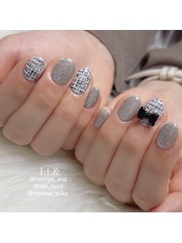 リアンド(Li&)/ブラック×ツイード