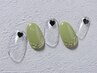 シンプル デザイン【HAND選べる定額ジェル】￥6900〈色・配置変更可〉