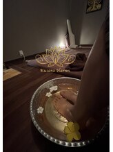 クサラ ハーン 北浜店/足湯からスタート