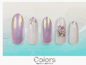 カラーズ広尾 ネイルラウンジ(Colors Hiroo Nail Lounge)/キラキラマグネット ミラー