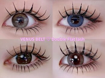 ビーナスベルト 原宿(VENUS BELT)の写真/【ダブルフラットラッシュ￥6,900～】自まつげが少ない・細い方もボリュームのある印象的な目元に☆