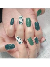 エムネイル(eM nail)/glitter×ハート