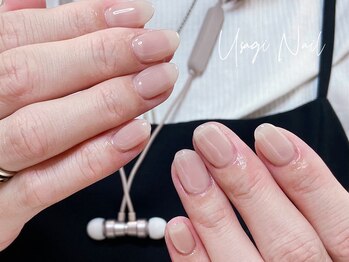 ウサギネイル 新大久保店(usagi nail)/マグネットフレンチ秋可愛い