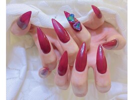 チップ長さ出しネイル