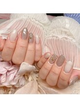 アイカ(Aika)/人気ぷっくりお花ネイル