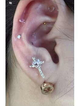 サロン デ リブレ 加古川店(salon de Libre)/大きめ耳つぼジュエリーも！