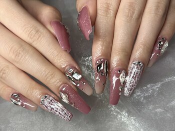 ツイードネイル