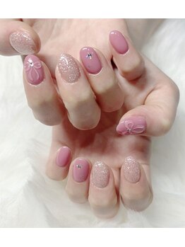 ネイルサロン Mの写真/≪当店人気No.1☆≫豊富な種類の定額ネイルがおすすめ！ご新規様,4週間以内再来でoff無料