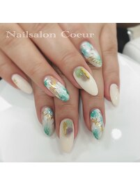 スカルプアート込み