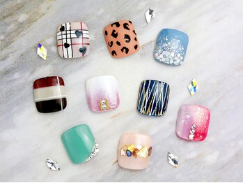 フォルチェ ゆめタウン東広島店(Folche)/フット親指アートサンプル