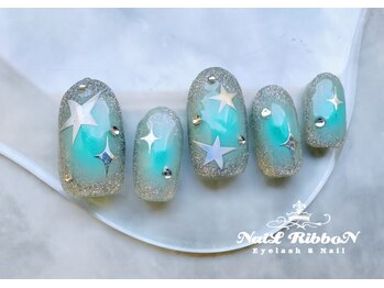 アイラッシュ アンド ネイル リボン 池袋店(RibboN)/[2267]トレンド◎キラキラ
