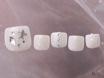 アイネイルズ 横浜WEST店(I-nails)/フットY2Kホワイト9480円