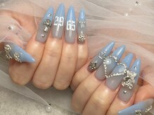 ネイルカレッジアンドサロン ナチュレ(nailcollege&salon NATURE)の雰囲気（持ち込みアートOK。スカルプ.チップも付け放題メニューあります）