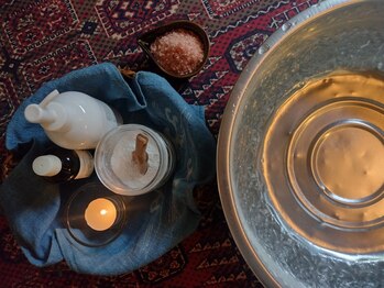 アマナムグリーン(Amanam green)/温かい足湯スタート(施術時間外)