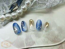 ラスターネイル(Luster nail)/青空ニュアンス