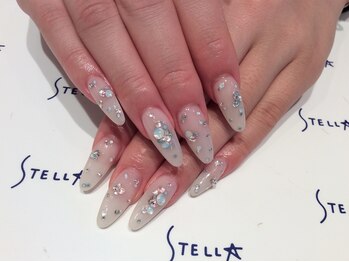 ネイルサロン ステラ(Nail Salon STELLA)/【スカルプ】ヌーディーキラキラ