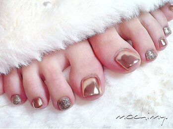 モチミィ(mochimy.)/*ピンクゴールドネイル*