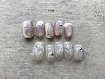 シンプリー ネイルアンドアイラッシュ 祖師谷大蔵店(Simpliee Nail&Eyelash)/ちぐはぐ/マグネット