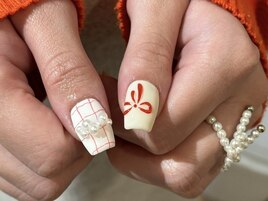 リボンネイル/パール