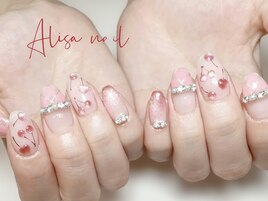 さくらんぼネイル