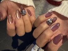 スノー ドロップ(Snow drop)/ワンポイントネイル