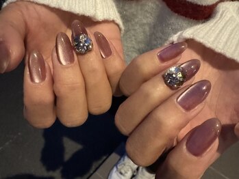 スノー ドロップ(Snow drop)/ワンポイントネイル