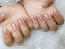 ワンハンドレッドプラス(100+)/フラッシュ　ミラーアートネイル