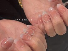 マリーネイルズ 心斎橋店(MARIE NAILS)/新規様¥7,700 シンプル 0305a