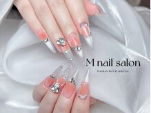 Mネイル/マグネットグラデーション