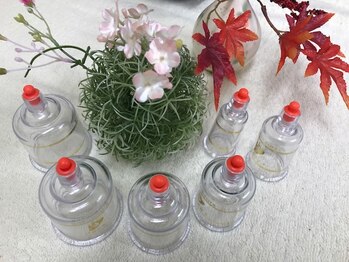 美康堂 整体 リンパ 健美リラクゼーション 池袋店/カッピングデトックス効果