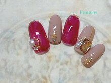 フランセス(Frances)/マーブル×おっきめビジュー