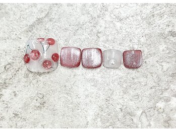 ネイルルーム エルナ(nail room ELNA)/フット定額デザイン￥9000