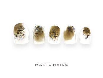 マリー ネイルズ いわきラトブ店(MARIE NAILS)/定額5,500円税込　グリーン1215b
