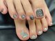 アイディーアートスペースネイル(ide art space NAIL)の写真/【2色まで選べる☆フット全塗り10本¥7580】シンプルで大人上品な足元へ♪お仕事上ハンドが出来ない方に◎