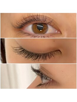 アンバー(Amber)/くすみカラーとjカールで上品に