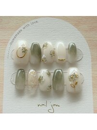 抹茶ラテ【ネイルチップ】