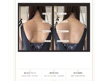 ピラティスハク(Pilates haku)の雰囲気（肩の左右差が整い、肩甲骨が安定した姿勢へ）