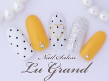 ルグラン(LU GRAND)/イエロー×ドット柄