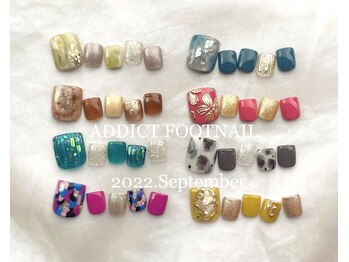 アディクト(ADDICT)/ニュアンス定額フットネイル