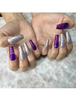 ハンド長さだし10本ワンカラー