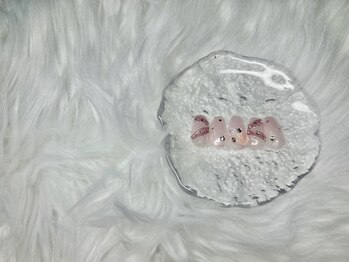 ブルーデイジー(Blue Daisy)/ワンホンネイルデザイン☆