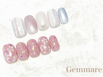 ジェンマーレ 二子玉川店の写真/【ハンドキャンペーンネイル¥7200】毎月変わるトレンド・季節アート満載デザイン*理想の指先を叶えます♪
