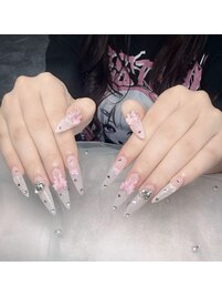 ジェル長さだし／フリーデザイン