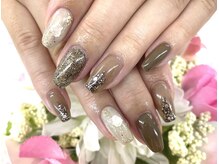 ディーネイル 四条烏丸(D-nail)/【山田】ブラウン×ニュアンス