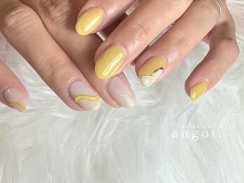 アンガット(angot.)/ぷっくりイエローニュアンス