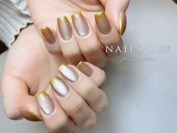 ネイルズキュー(NAILS CUE)/シルバーラメネイル