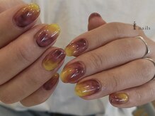アイネイルズ 吉祥寺店(I nails)/お芋グラデーションネイル