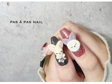 パザパネイル(pas a pas nail)の雰囲気（3D、キャラのオーダーもできます♪イベントネイルにおすすめ♪）